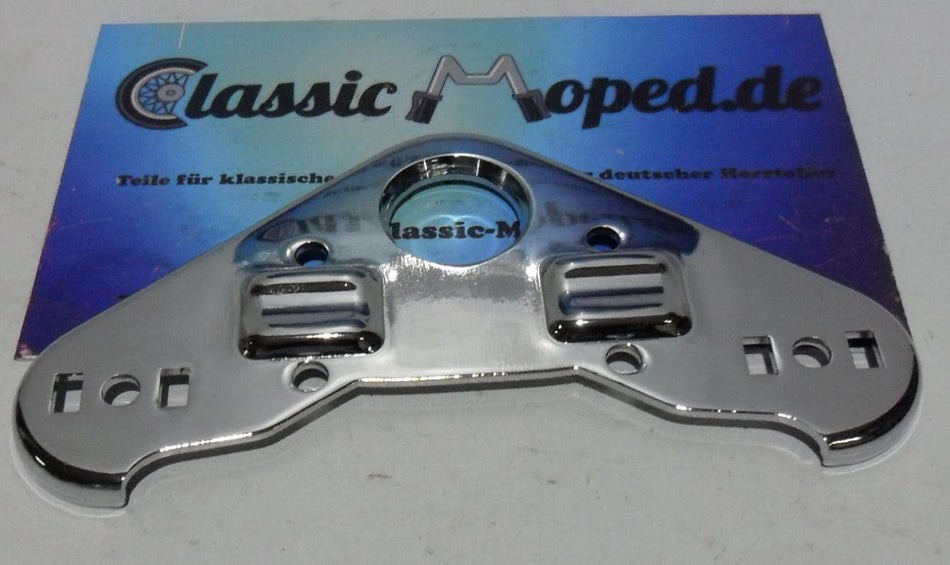 Zündapp KS 50 / 80 GTS50 C50 Gabelbrücke Chrom 529-12.600 NEU - Classic-Moped