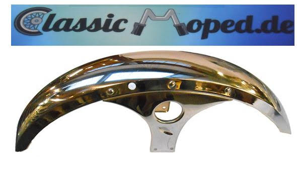 Zündapp Typ 530 529 Schutzblech vorn KS GTS 50 80 Edelstahl NEU - Classic-Moped