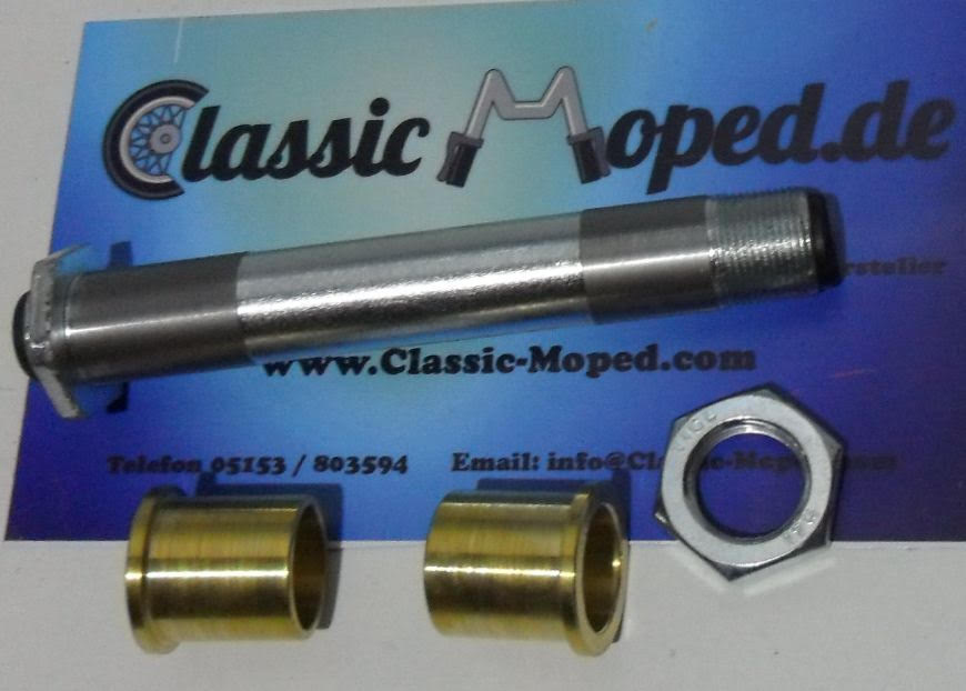 Zündapp CS Hai 448 K80 540 Schwingenlager Achse Satz Messing NEU - Classic-Moped