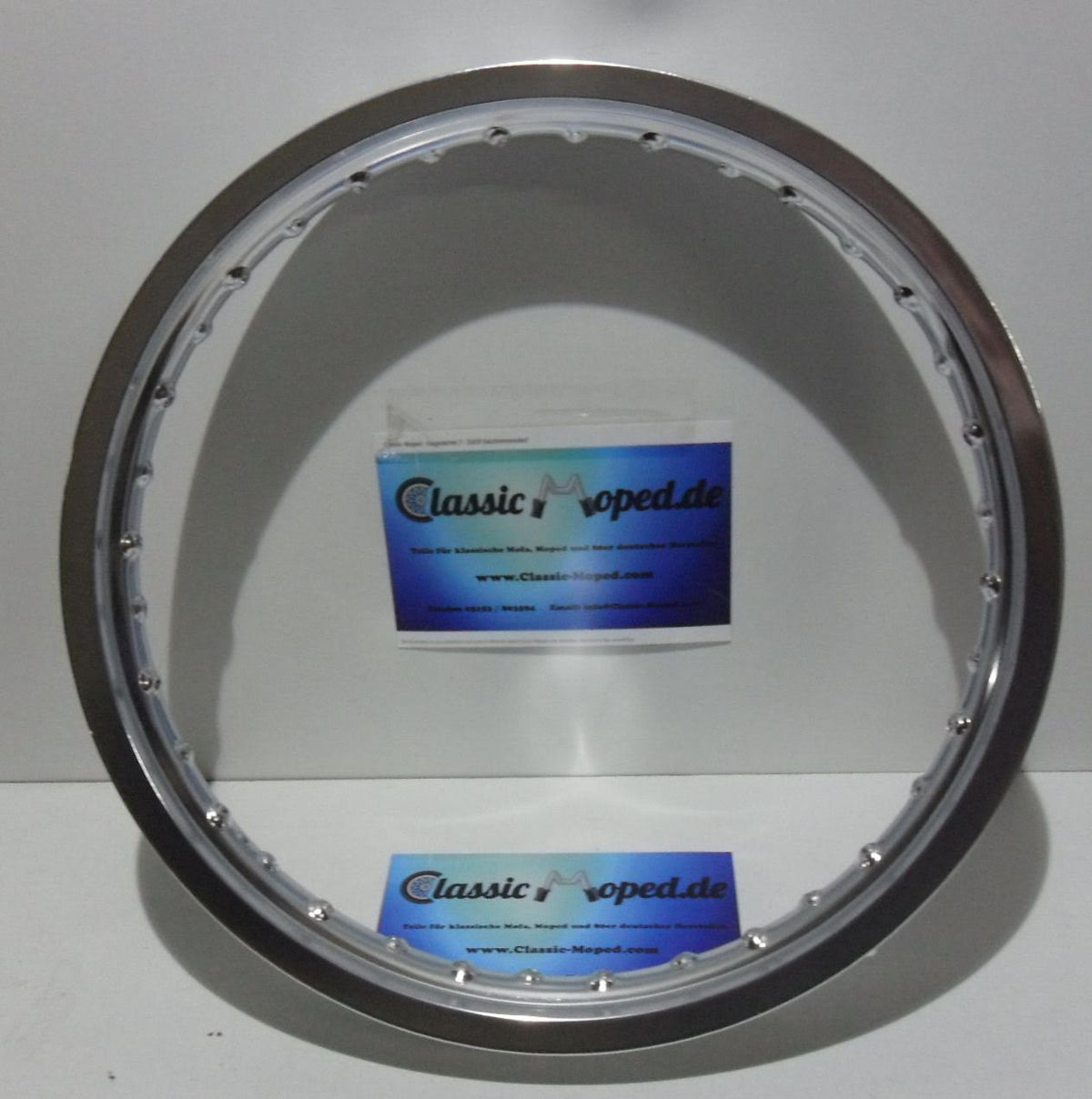ALU Felge 18 x 2,15 72 mm Alufelge DKW NSU Oldtimer Miele Zündapp Hercules BMW - Classic-Moped