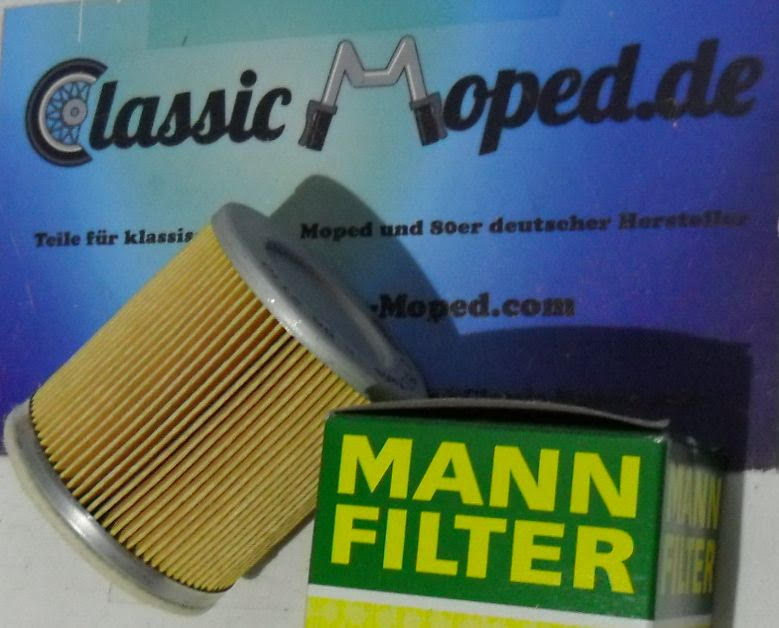 Luftfilter Luftfiltereinsatz Zündapp CS 25 50 K 80 MANN NEU - Classic-Moped