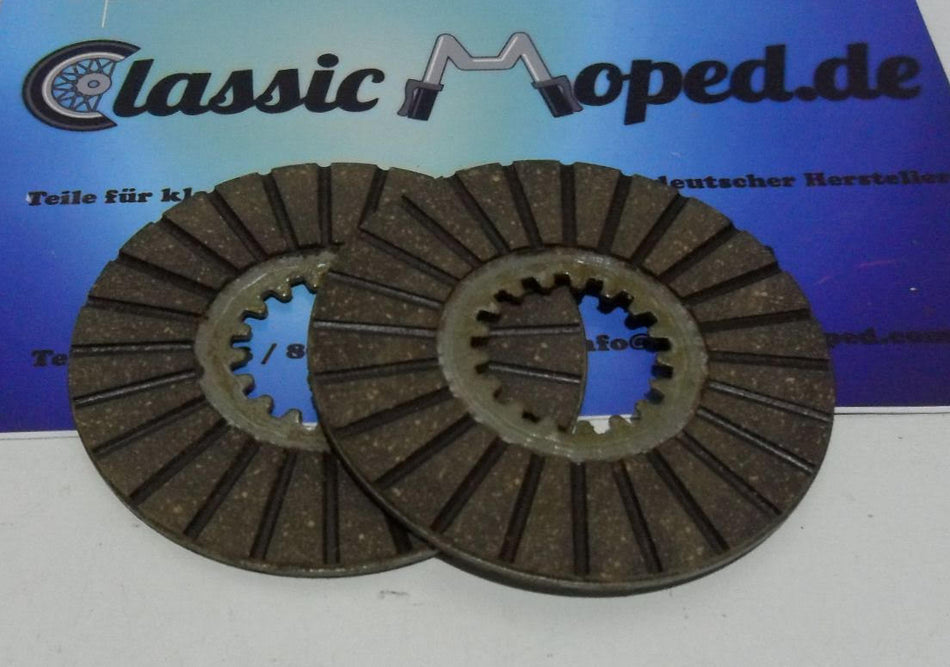 Sachs 98 M32 Motor Kupplungslamellen Reibscheiben Kupplung NEU - Classic-Moped