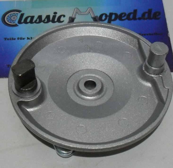 Kreidler RS50 Bremsankerplatte Leleu 160mm 67.25.02 H + V NEU - Classic-Moped