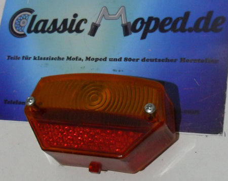 Original ULO 249 Rücklicht Kreidler LF RS Zündapp KS 50 Rot NEU - Classic-Moped