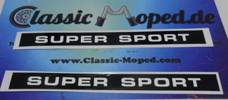 Zündapp 517 KS50 Super Sport Satz Aufkleber Seitendeckel 1974 - 75 NEU - Classic-Moped