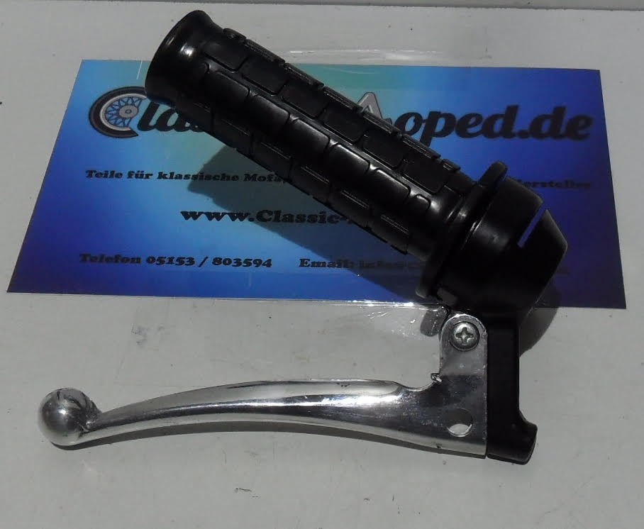 Gasgriff NEU schwarz Choke Aluhebel Zündapp Hercules Kreidler DKW - Classic-Moped