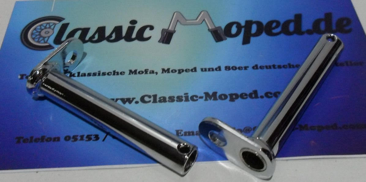 Zündapp GTS 529 KS 530 Blinkerhalter Satz vorn Chrom NEU - Classic-Moped