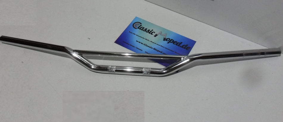 Cross Lenker Chrom 82cm breit x8 flach Mofa Rennen Gelände NEU - Classic-Moped
