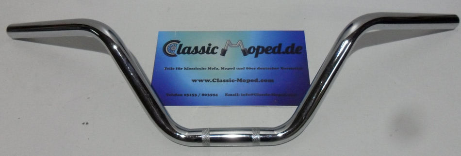 Mofa Moped Lenker 22mm h15 b63 Peugeot 103 Chrom NEU - Classic-Moped
