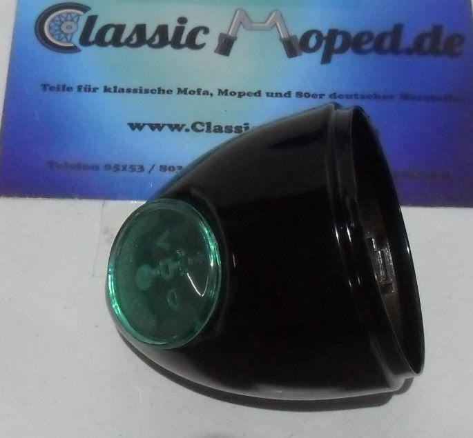 Lampe Scheinwerfer Topf klein schwarz Rixe REX Dürkopp Moped NEU - Classic-Moped