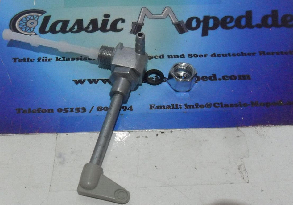 DKW Hummel Benzinhahn Kraftstoffhahn Oldtimer grauer Knebel NEU - Classic-Moped