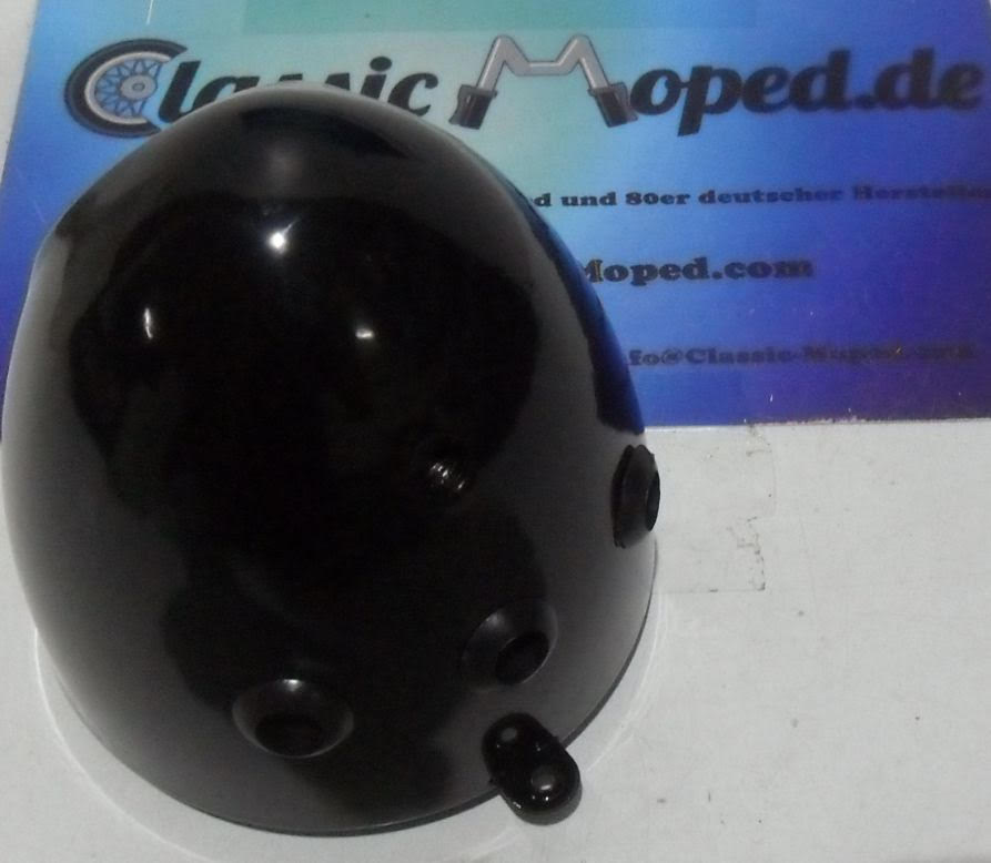 Lampe Scheinwerfer Topf klein schwarz Rixe REX Dürkopp Moped NEU - Classic-Moped