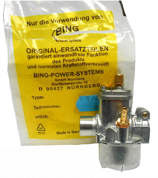 Original Bing Vergaser 1/15/46 A Zündapp GTS C50 517 529 ZD NEU - Classic-Moped
