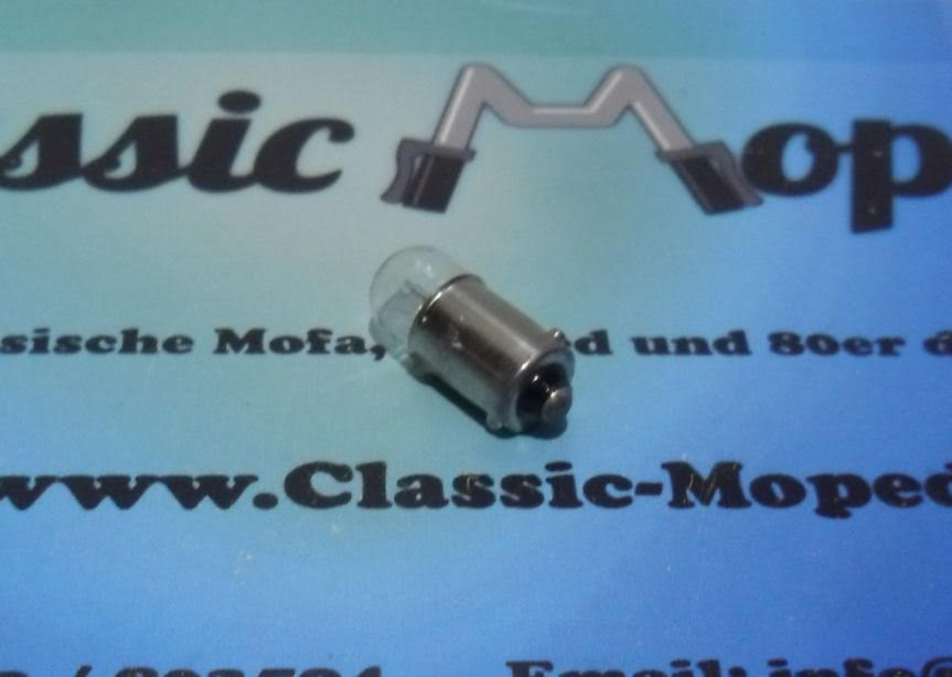 Leuchte Lampe Glühbirne Glühlampe Mofa Moped Rücklicht 6V 2 W NEU - Classic-Moped