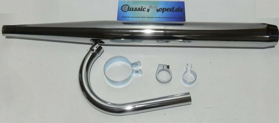 Tuning Auspuff Zündapp C50 Super 441 433 510 515 stumpf NEU - Classic-Moped
