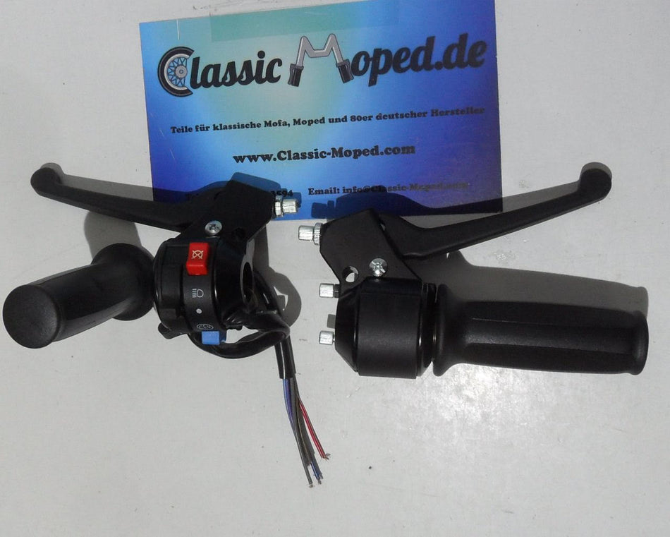 Satz Armaturen Gasgriff Kupplung neuere Moped MBK51 Tomos NEU - Classic-Moped