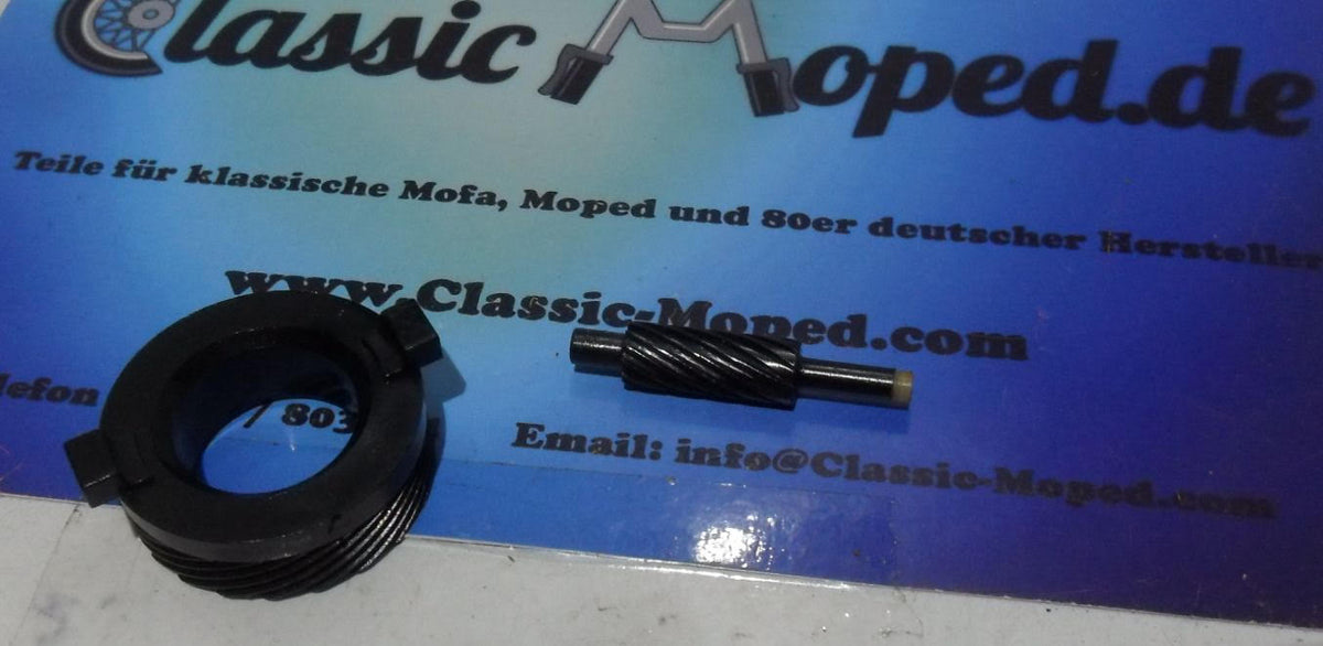 Zündapp KS GTS 50 Tachoantrieb 2 teilig Metall 517-15.151 NEU - Classic-Moped