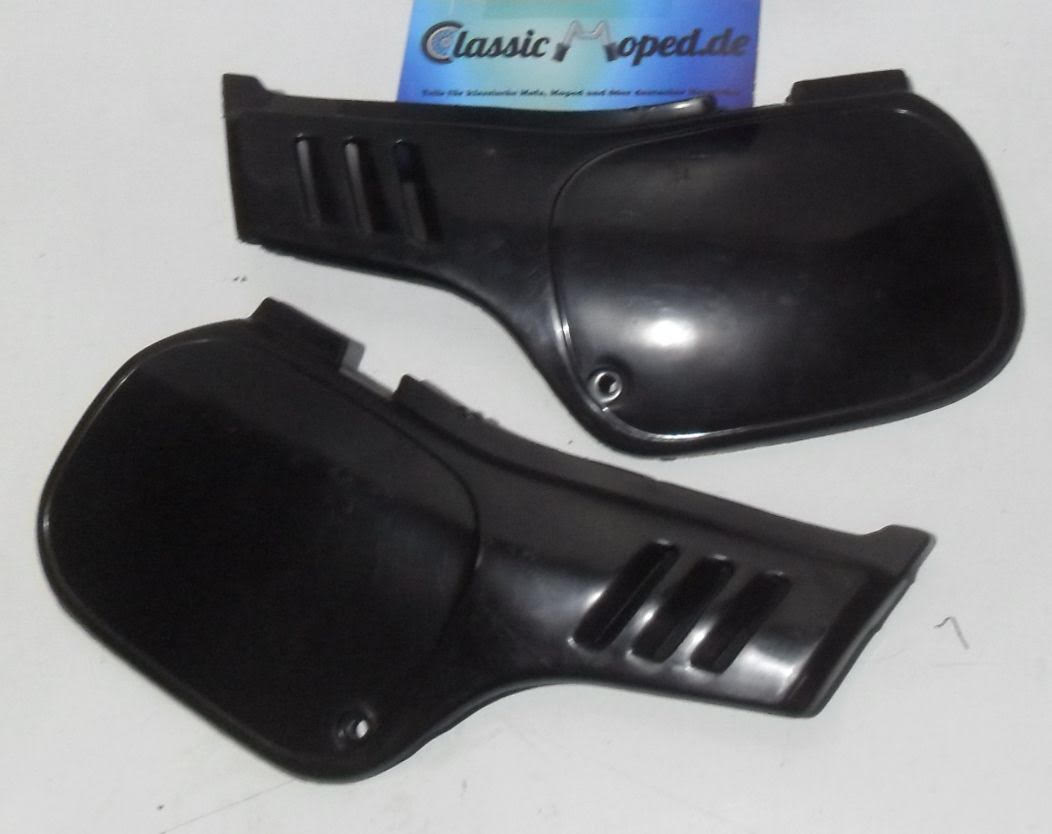 Honda MTX50SH 50 MTX-R 80 Seitendeckel Verkleidung schwarz NEU - Classic-Moped