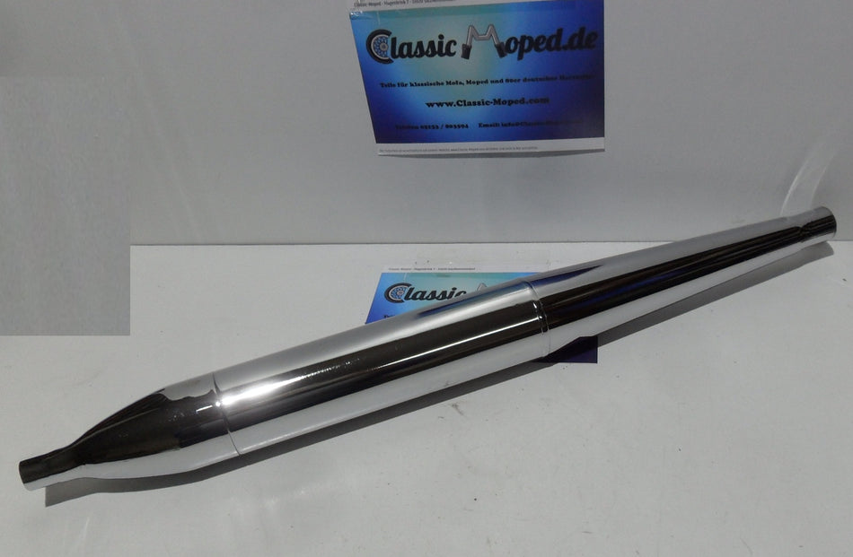 Mofa Moped Auspuff Zigarre 28mm Krümmer 70mm Topf Hercules NEU - Classic-Moped