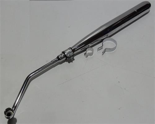 Auspuffanlage Kreidler Mf 2 Mf 4 Mofa Auspuff 60/550 Krümmer 16 mm stumpf chrom - Classic-Moped