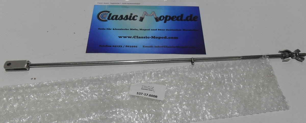 Zündapp  Bremsstange KS 80 Super   NEU 537-17.600 / R Edelstahl - Classic-Moped
