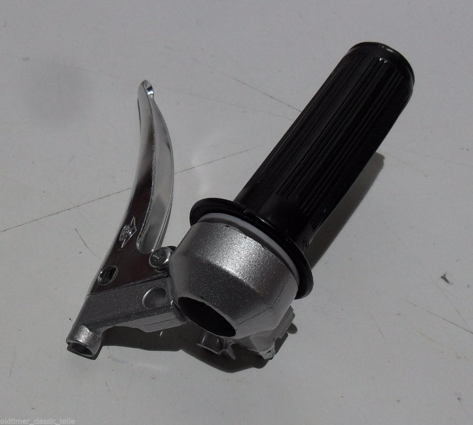 Gasgriff Silber Hebel spitz Moped Zündapp C GTS 50 Hercules MK Kreidler Puch - Classic-Moped