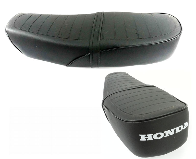 Honda SS50 Moped Sitzbank Sattel Sitz schwarz Haltegriff NEU - Classic-Moped
