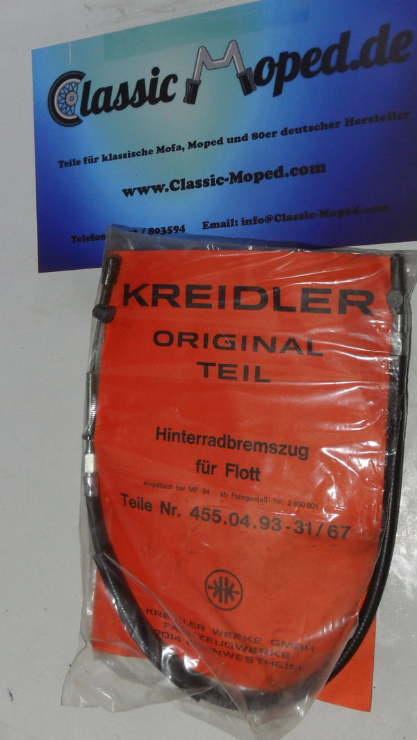 Kreidler Flott MF 24 Bremszug Hinten original Kreidler 1981 NEU - Classic-Moped