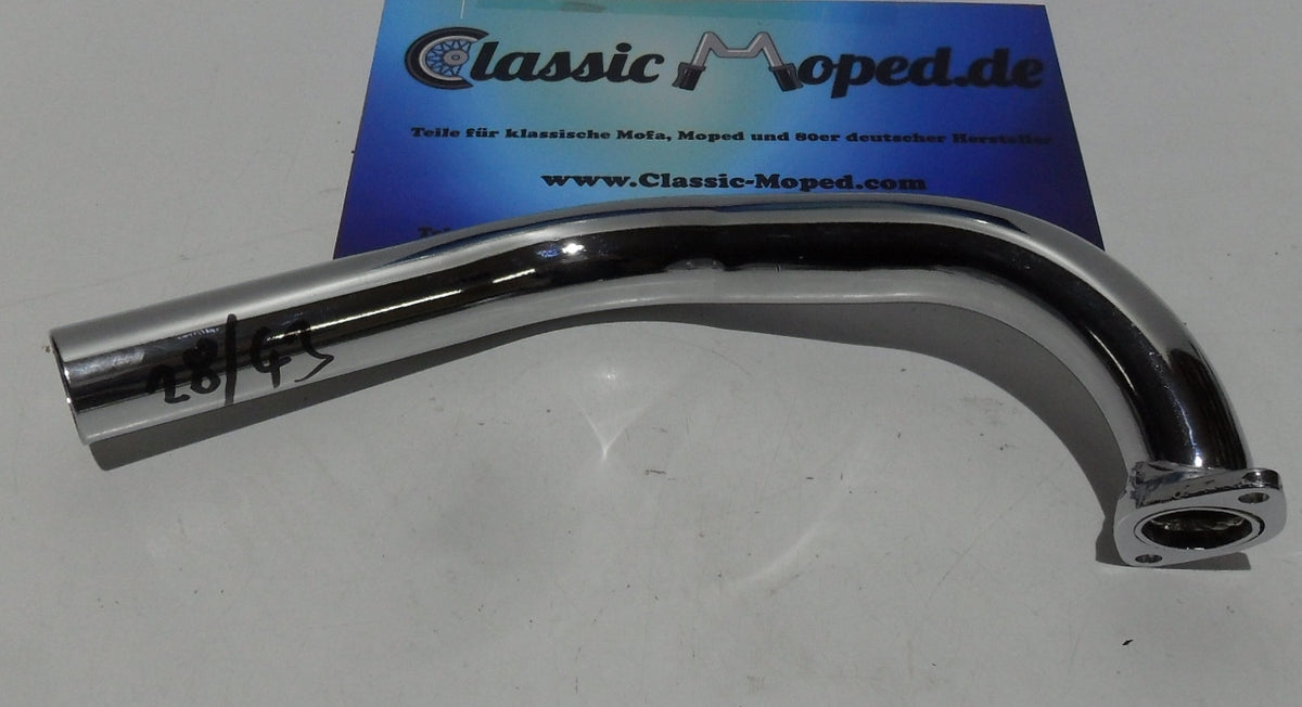 Puch MS MV 50 Auspuff Krümmer 28mm Tuning Abgaskrümmer NEU - Classic-Moped