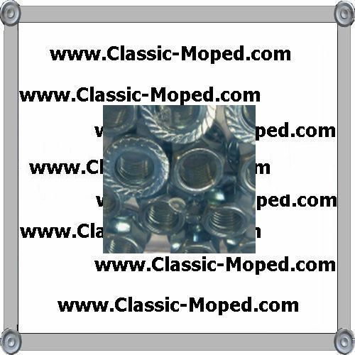 Mutter Polradmutter M10 x1 Rechtsgewinde mit Kragen Puch - Classic-Moped