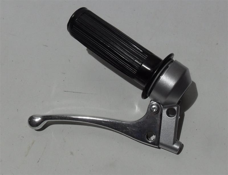 Gasgriff Silber Hebel Moped Zündapp C GTS 50 Hercules MK Kreidler - Classic-Moped