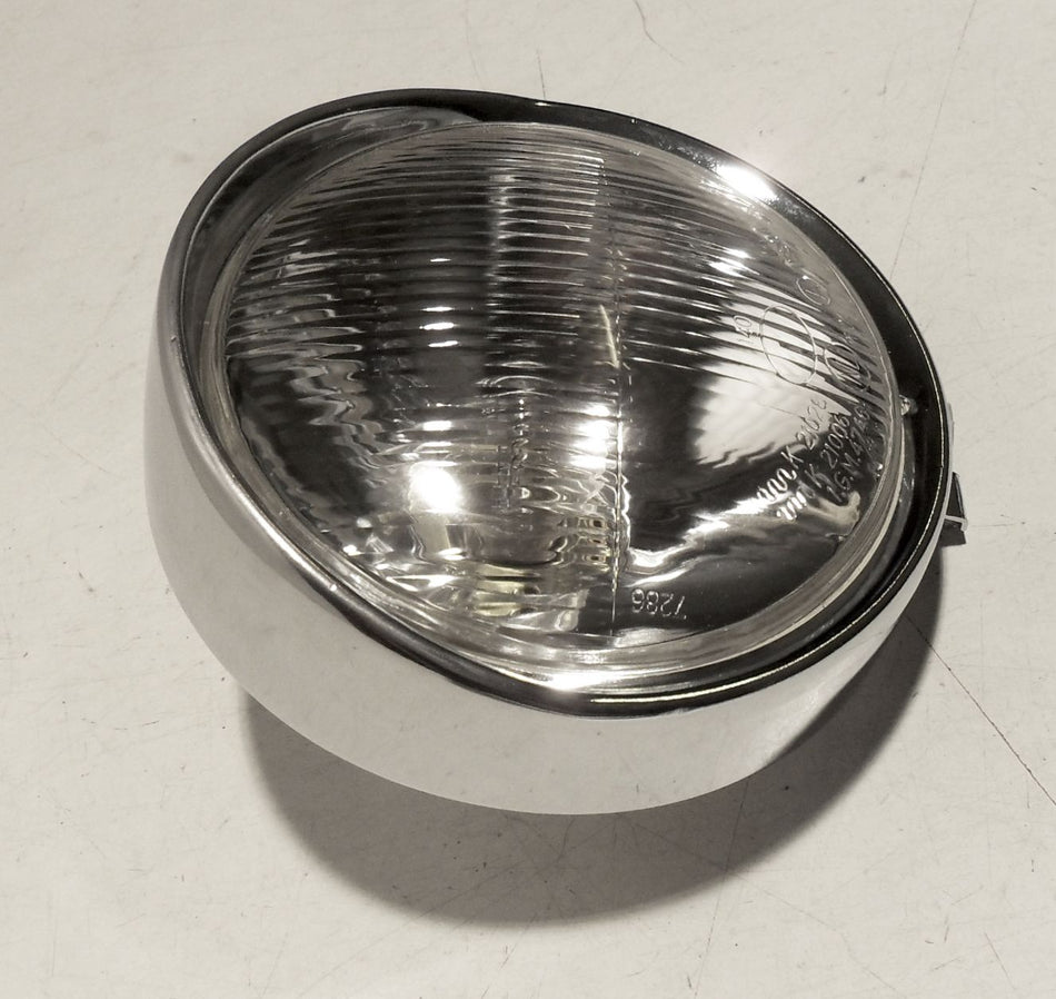 Scheinwerfereinsatz für Kreidler Florett Super 5 Eiertank Lampe 150mm - Classic-Moped