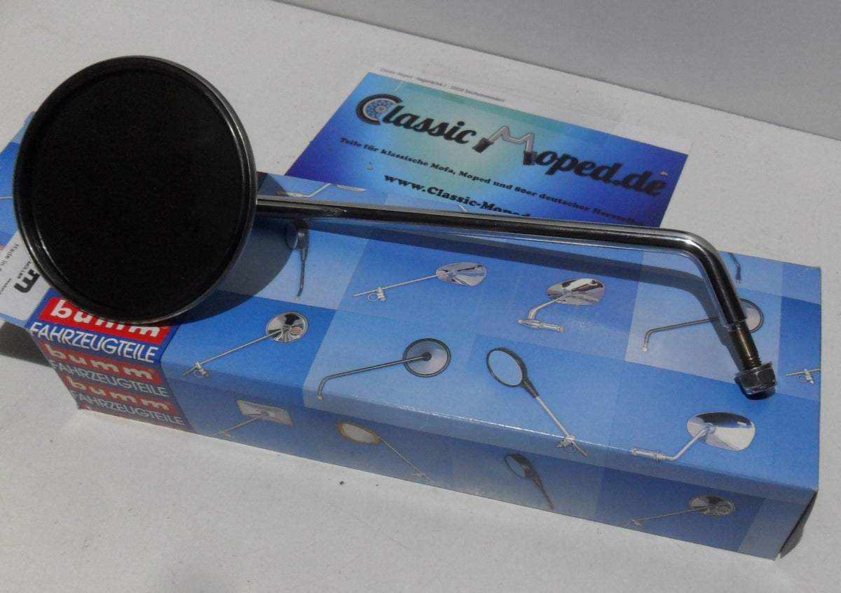 Spiegel LI rund Edelstahl Kreidler Florett Zündapp GTS KS 50 NEU - Classic-Moped