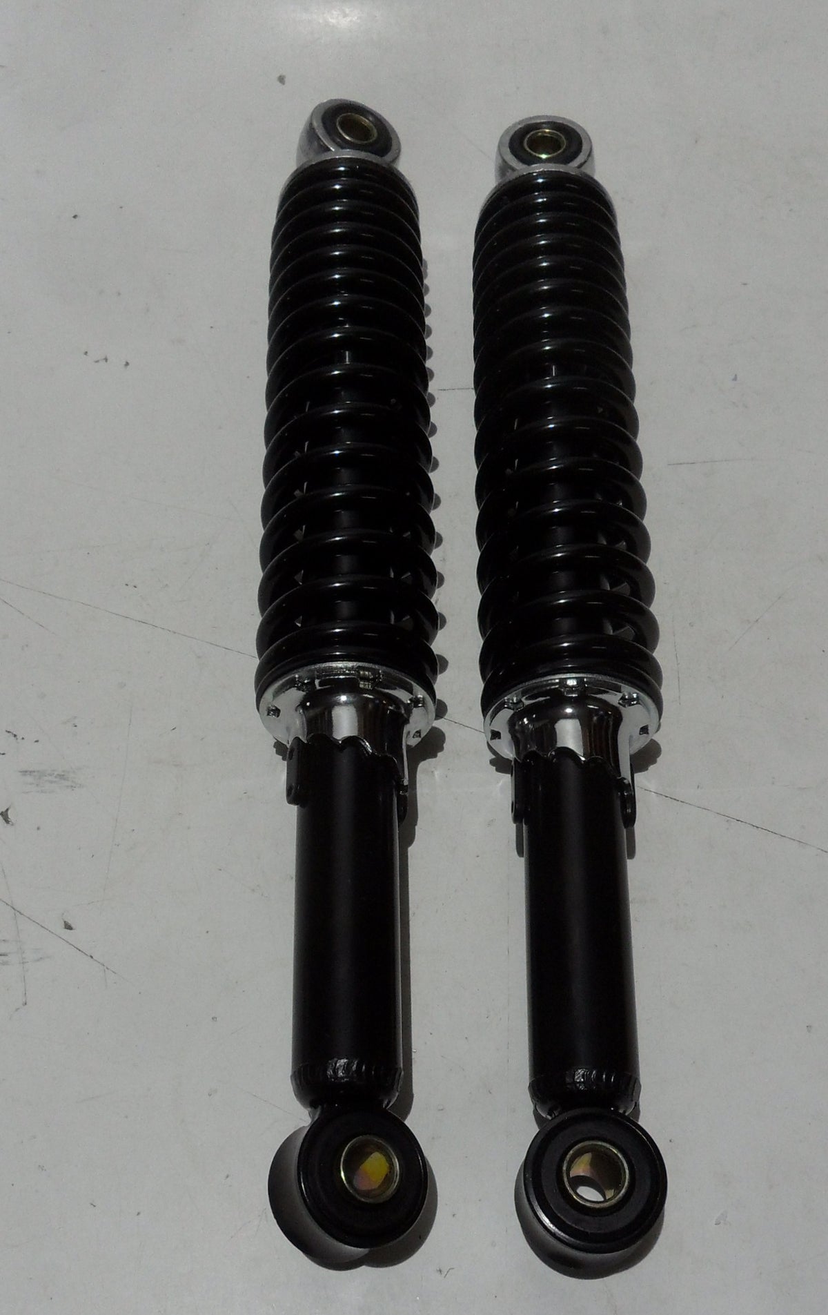 Stoßdämpfer 320mm/8 schwarze Feder Zündapp Hercules Puch KTM Kreidler Mofa Moped - Classic-Moped