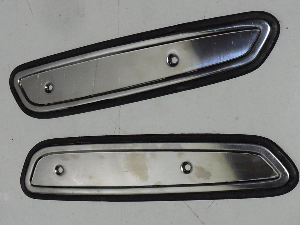 PEUGEOT 103 SP MVL Satz Kniekissen Tankpads Tankgummi Tank Spiegel Chrom - Classic-Moped