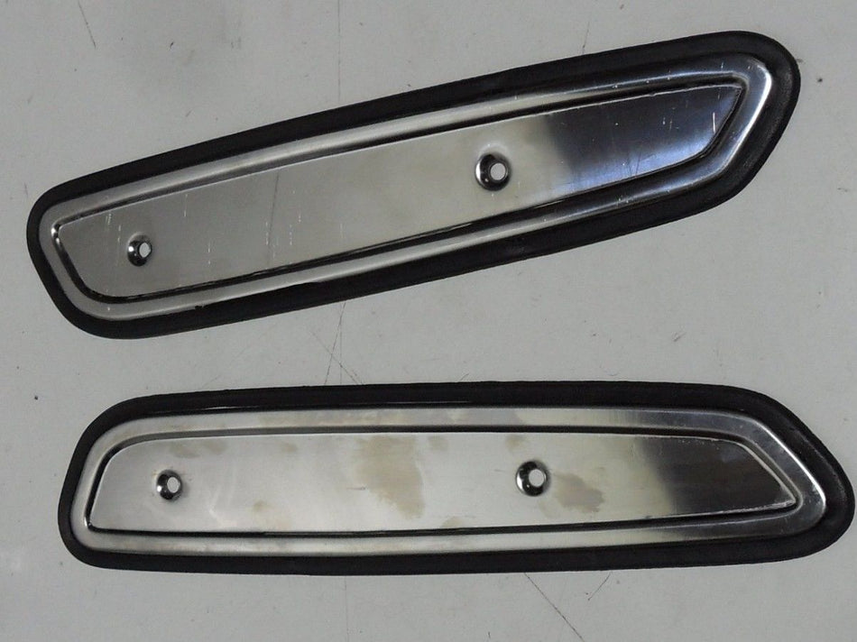 PEUGEOT 103 SP MVL Satz Kniekissen Tankpads Tankgummi Tank Spiegel Chrom - Classic-Moped