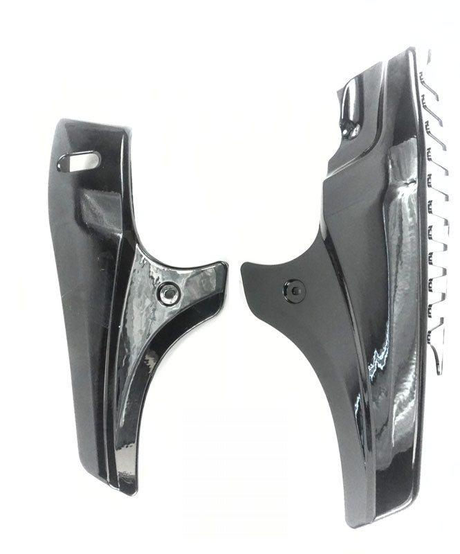 Tomos A35 Flexer Seitenverkleidung Trittbretter schwarz glanz NEU - Classic-Moped