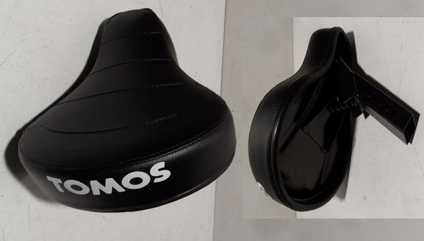 Tomos A35 A3 Mofa Sattel schwarz Aufdruck Sitz NEU - Classic-Moped