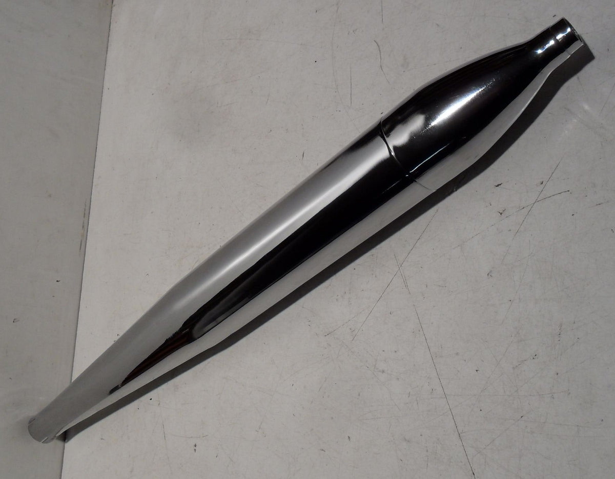Zündapp Auspuff Auspufftopf RS50 Roller Zigarre 30mm Krümmer - Classic-Moped
