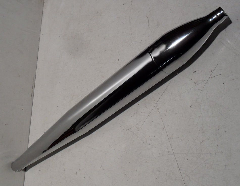 Zündapp Auspuff Auspufftopf RS50 Roller Zigarre 32mm Krümmer - Classic-Moped