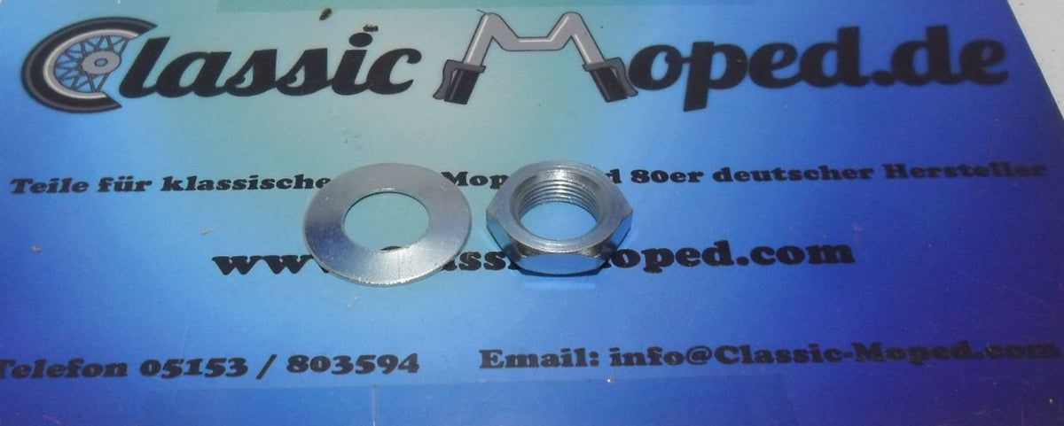 Zündapp 50 Ritzel Mutter Sicherung Ritzel Sicherungsmutter M15x1 NEU - Classic-Moped