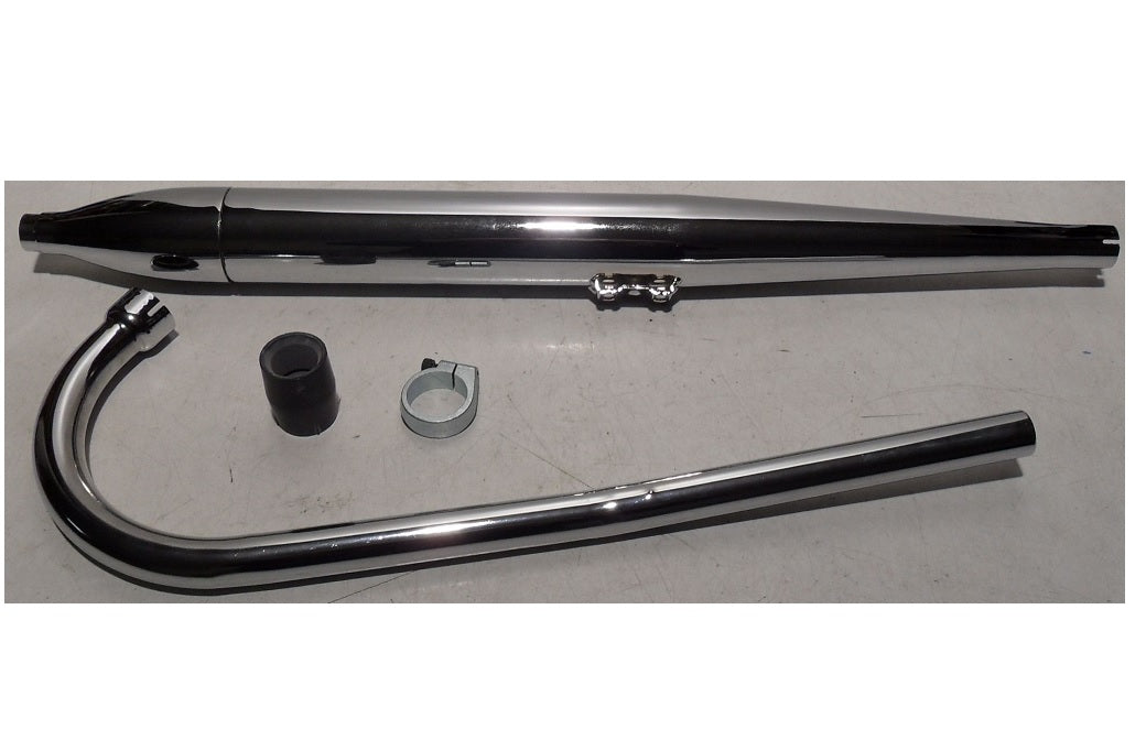 Auspuff Anlage Zündapp C50 Super Supercombinette 433 510 515 517 GEBLÄSE Zigarre - Classic-Moped