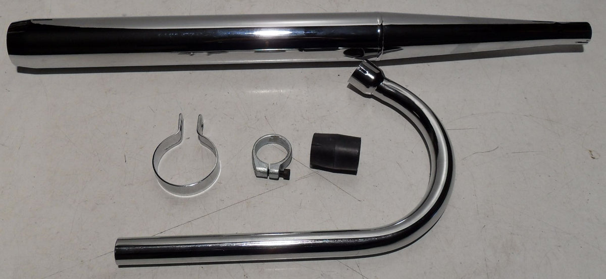 Auspuff Anlage Zündapp C50 Super Supercombinette 433 510 515 517 GEBLÄSE stumpf - Classic-Moped