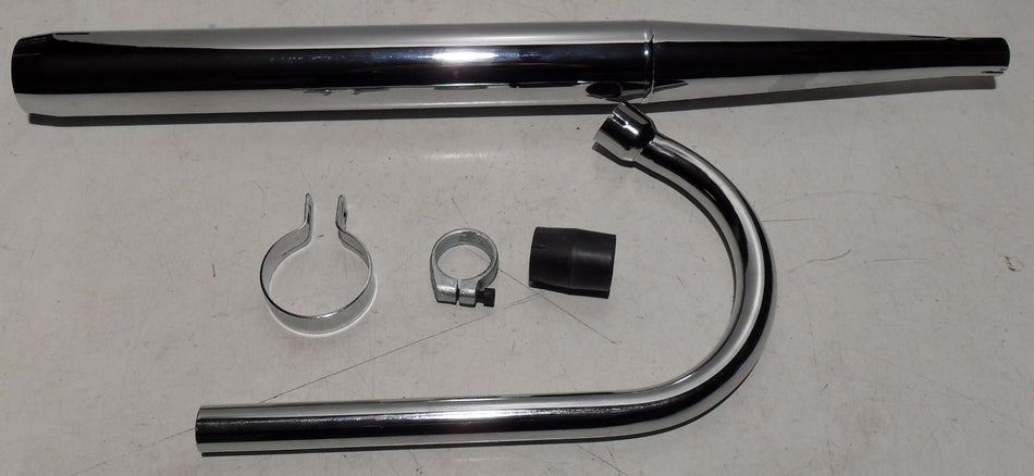 Auspuff Anlage Zündapp C50 Super Supercombinette 433 510 515 517 GEBLÄSE stumpf - Classic-Moped