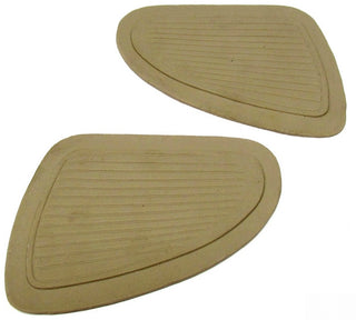 Zündapp KS50 SL Super Tank Kniekissen beige dick Tankpads NEU - Classic-Moped
