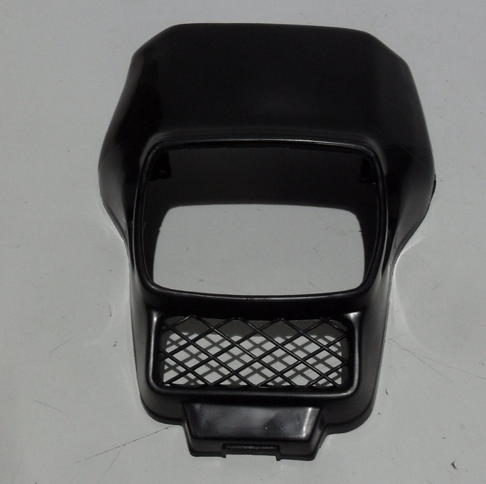 Verkleidung Scheinwerfer Lampe Honda MTX 80 50  Lampenverkleidung eckig Schwarz - Classic-Moped