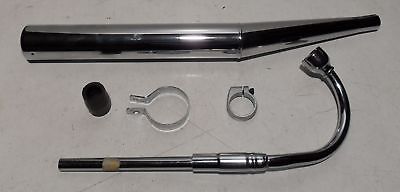 Zündapp CS 25 Auspuff Krümmer  Auspuffanlage Komplett Mofa - Classic-Moped