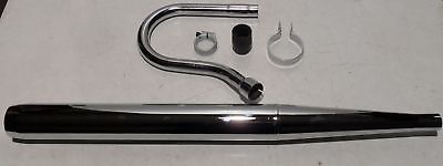 Zündapp R50 Roller    Auspuff Krümmer  Auspuffanlage stumpf Mokick 561 - Classic-Moped