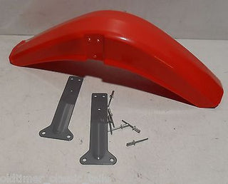 Gilera EC1 Kotflügel Mofa  Schutzblech vorn ROT mit Haltern  NEU - Classic-Moped