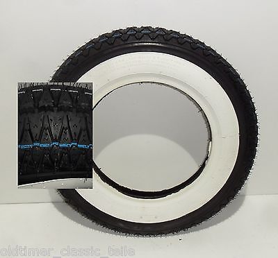 2 STÜCK Reifen Weisswand Zündapp R50 Vespa 50 N Roller 3.00 x10 Weißwand 3,00-10 - Classic-Moped